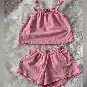 Zara Coral Pink Kids Set